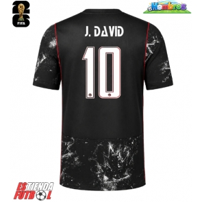 Canadá Jonathan David #10 Segunda Equipación Mundial 2026 Manga Corta